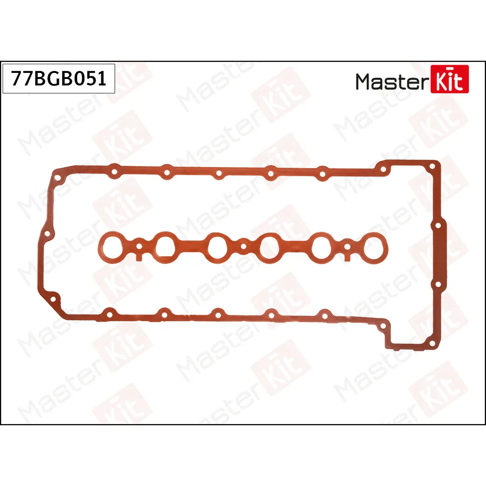 Прокладка клапанной крышки BMW N52B25, N52B25A, N52B30, N52B30A, N52B30AF MASTERKIT 77BGB051