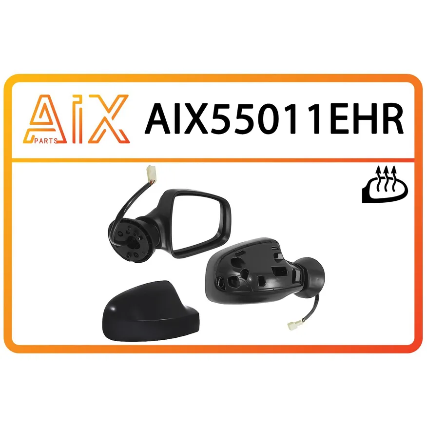 Зеркало эл. съемная облицовка с подогревом правое aix55011ehr /963017247r AIX AIX55011EHR