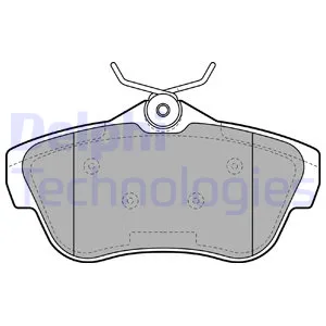 Колодки тормозные CITROEN JUMPY/FIAT SCUDO/PEUGEOT EXPERT 07- задние DELPHI LP2071