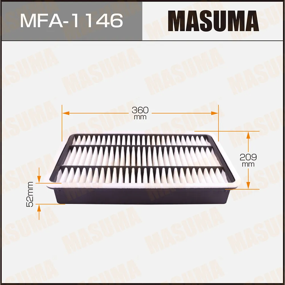 Воздушный фильтр TOYOTA MASUMA MFA-1146