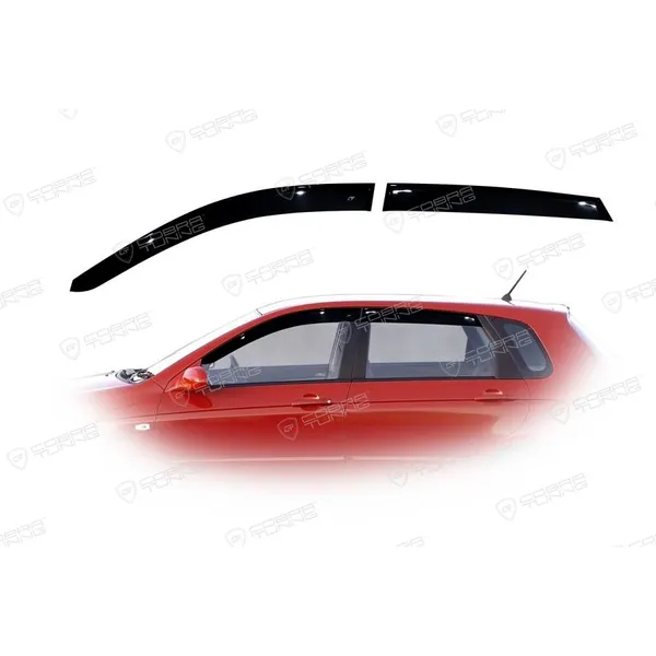 Дефлектора на окна Kia Cerato I Hb 5d 2004-2007EuroStandard деф.окон Cobra Tuning KE13204