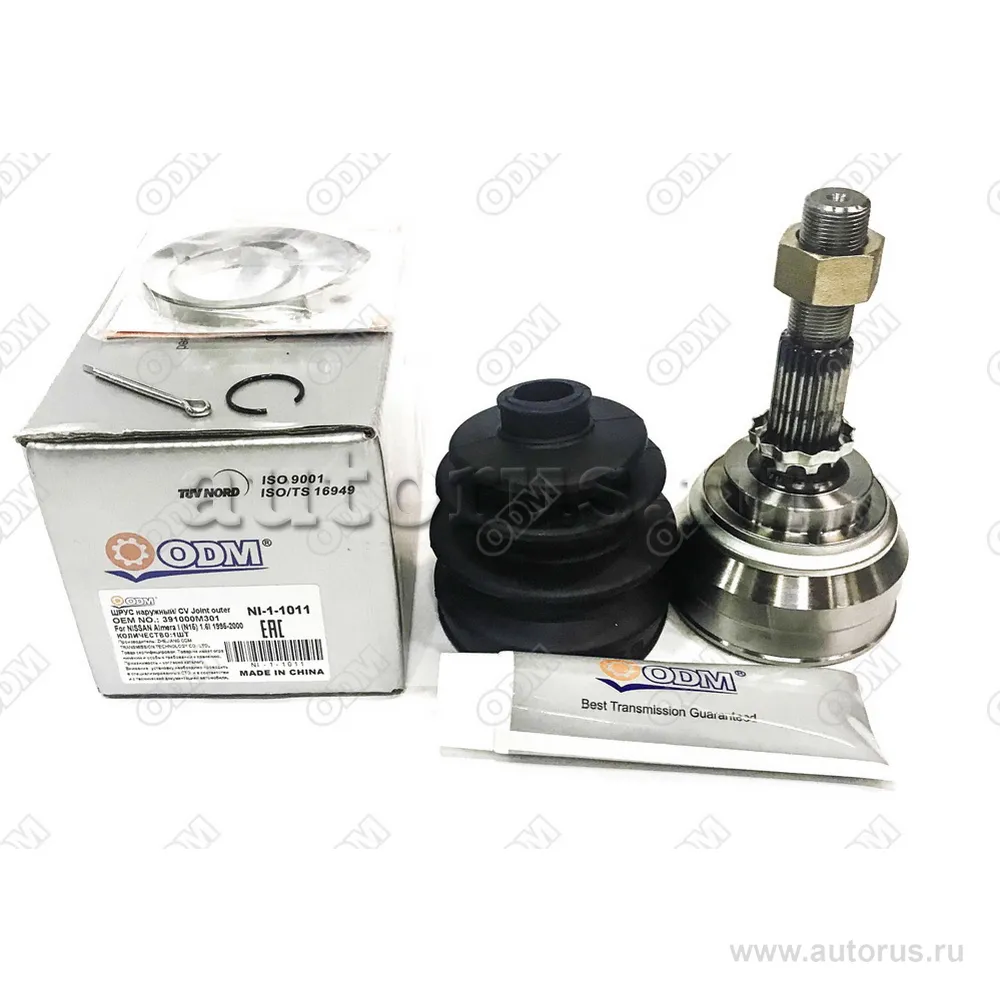 ШРУС наружный (к-кт) NISSAN Almera I (N15) 1.6I 1995-2000 ODM NI11011