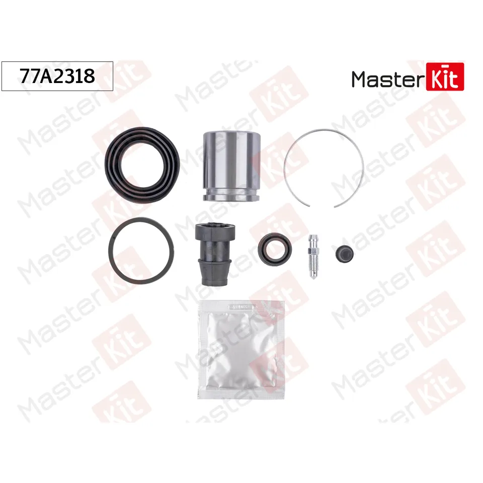 Ремкомплект тормозного суппорта+поршень Toyota CAMRY седан (_V3_) 2001 - 2006 MASTERKIT 77A2318