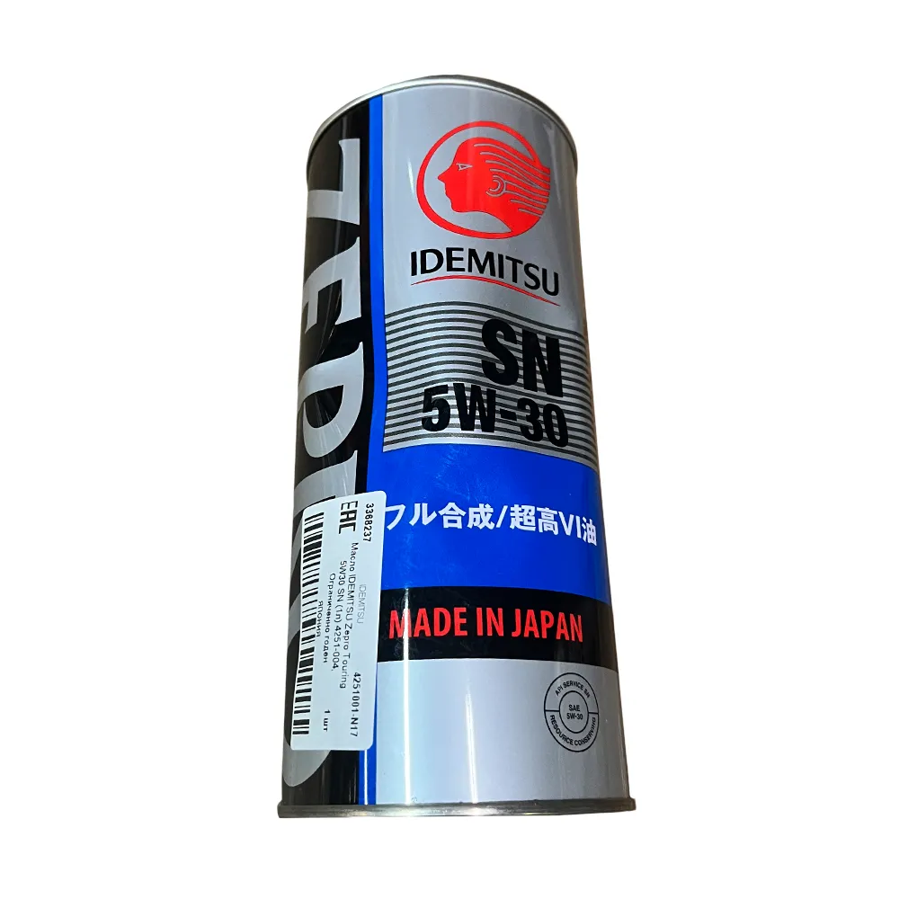 Масло моторное IDEMITSU ZEPRO TOURING 5W-30 синтетическое 1 л УЦЕНКА! 4251001-N17