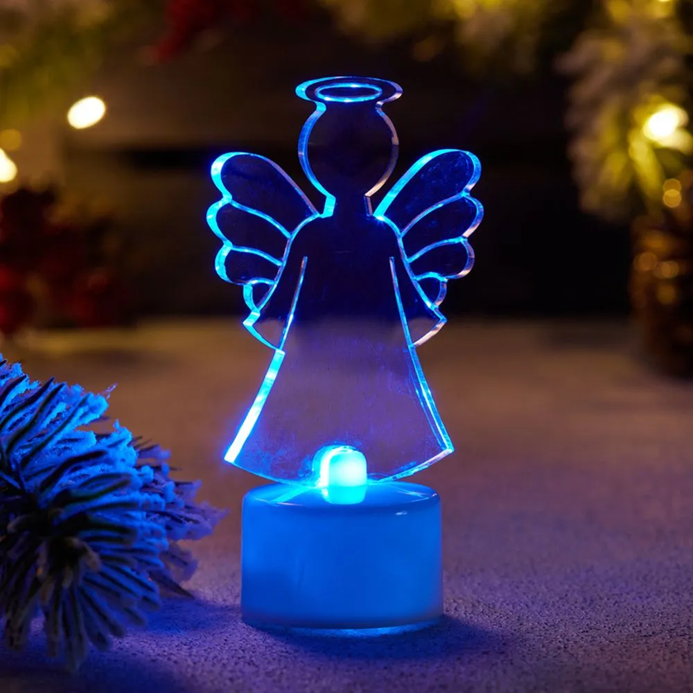 Фигура светодиодная на подставке Ангел 2D, RGB NEON-NIGHT 501-044
