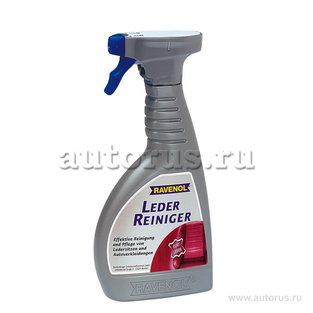 Очиститель кожи RAVENOL Leder Reiniger (0,5л)  1360067-500 (4014835306752)