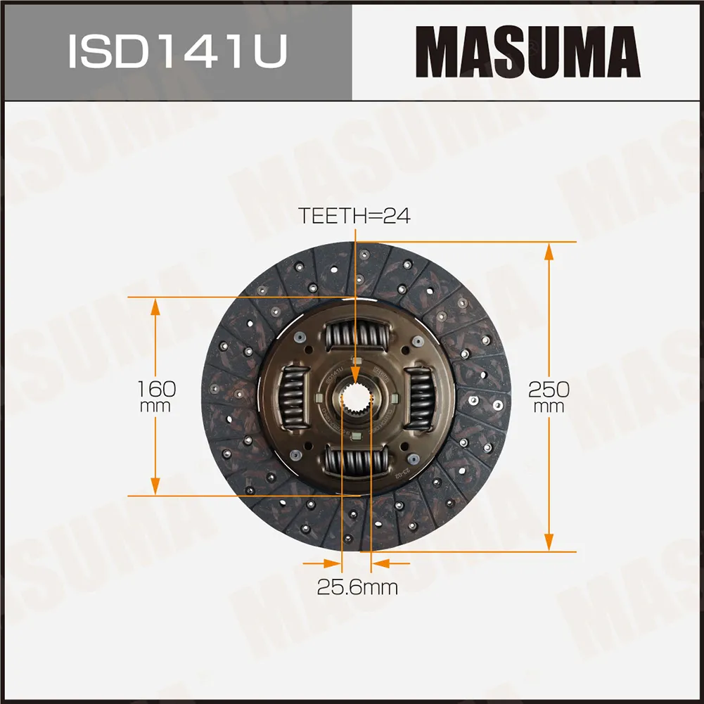Диск сцепления ISUZU BIGHORN MASUMA ISD141U