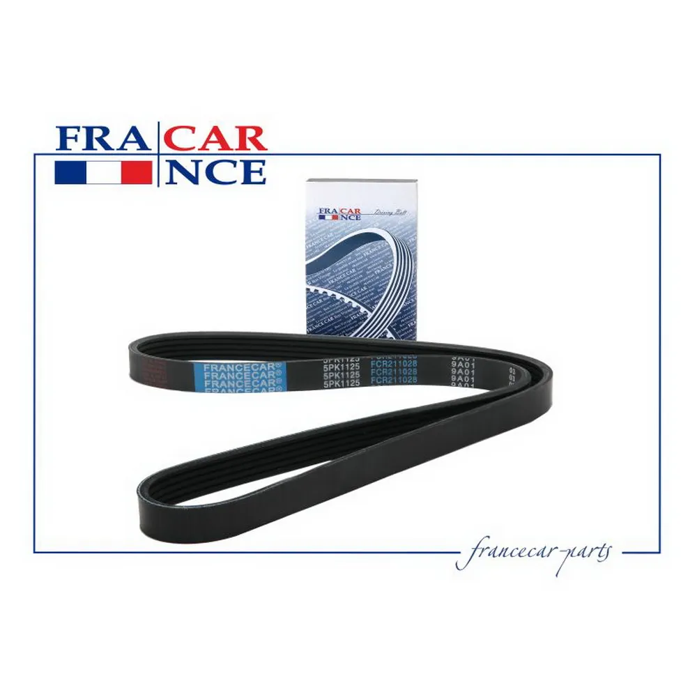 Ремень генератора 2.0 без AC 8200786314 5PK1125 FCR211028 FRANCECAR