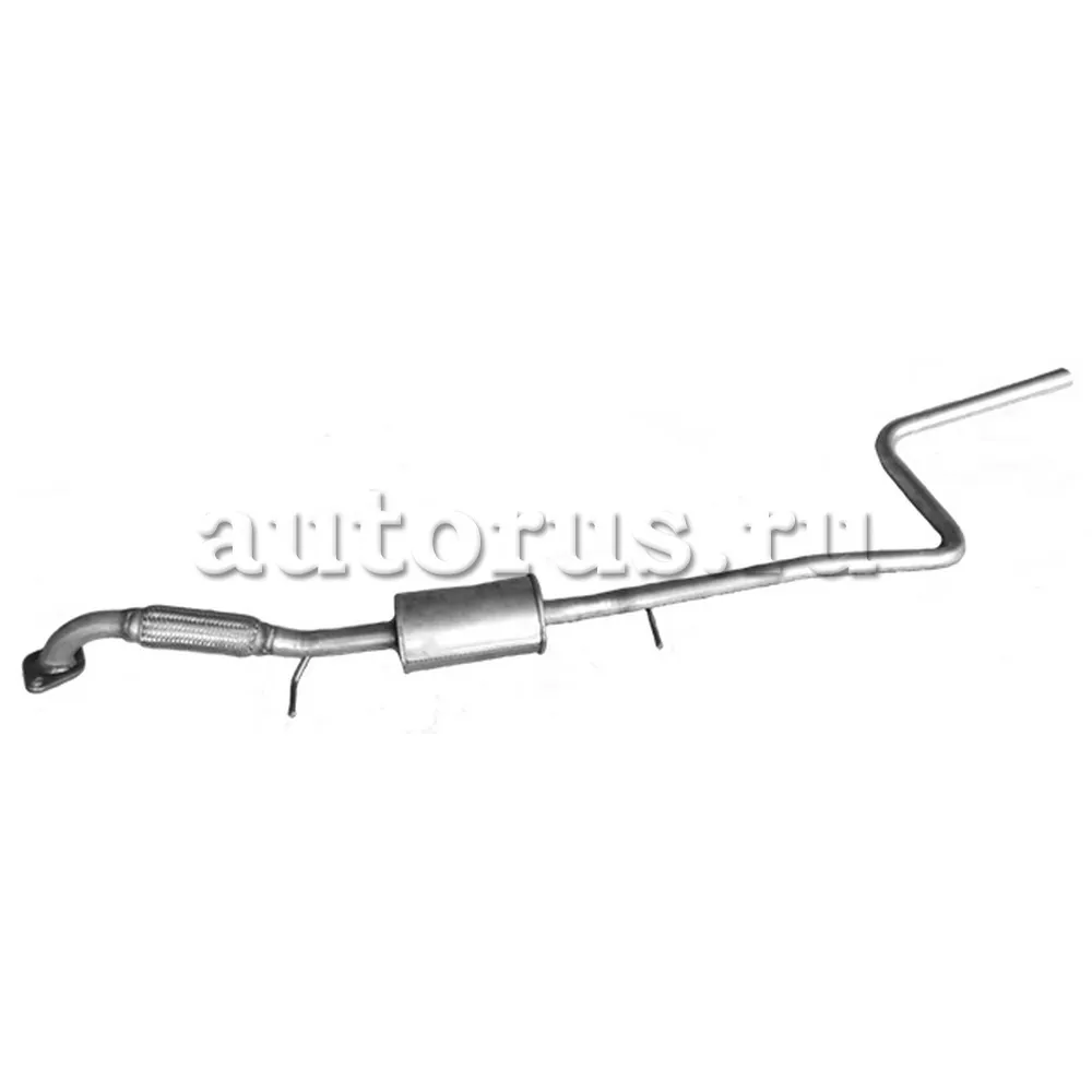 Резонатор (средняя часть) FORD Fiesta/Fusion 02-12 1.6 16V / MAZDA 2 03-07 EDEX 08.674