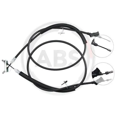 Трос. стояночная тормозная система ABS k10032