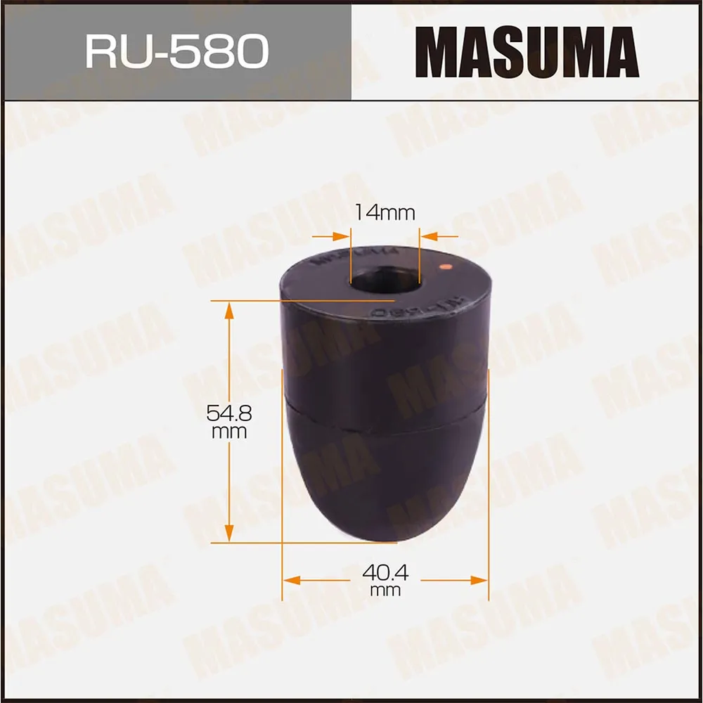 Сайлентблок Masuma MAZDA3 V1300, V1600, V1800, V2000 rear MASUMA RU580