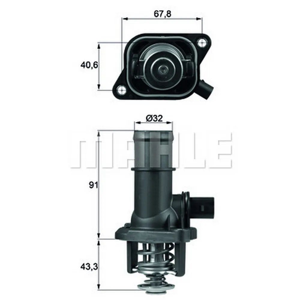 Термостат KNECHT/MAHLE TI 16 105