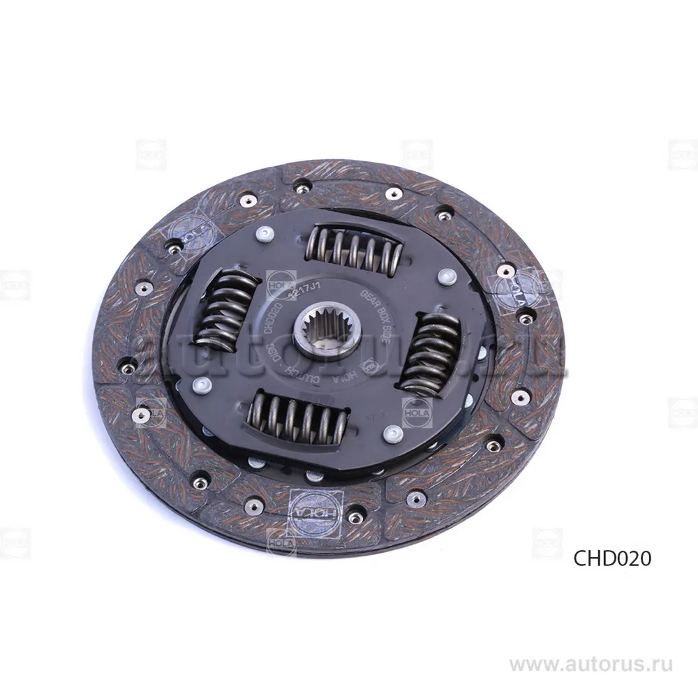 Диск сцепления серия DTC FORD Fusion (JU) 1.25,1.4 (gbox B5/IB5), Fiesta IV HOLA CHD020