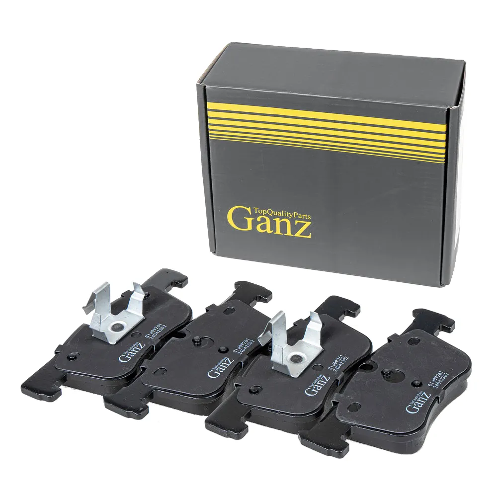 Колодки тормозные передние для BMW 1-F20/F21/3-F30/F31/F34/4-F32/F33/F36 GANZ GIJ09261