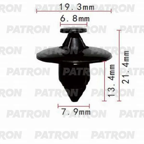 Клипса пластмассовая Acura, Honda, Infiniti, Lexus, Nissan, Suzuki, Toy PATRON P370657