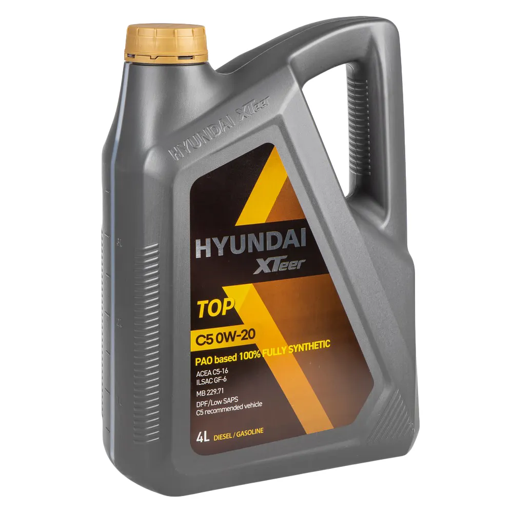 Масло моторное синт. HYUNDAI  XTeer TOP C5 0W20, 4 л 1041101