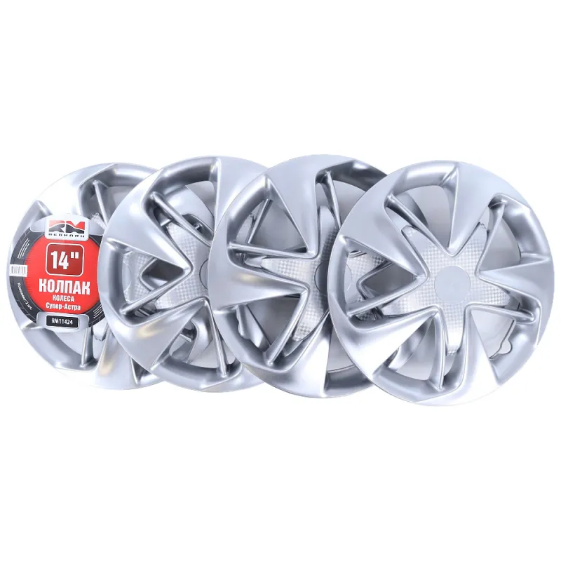 Колпак колеса R14 Супер-Астра (пруж) кт 4 шт.(2+2) REDMARK REDMARK RM11424