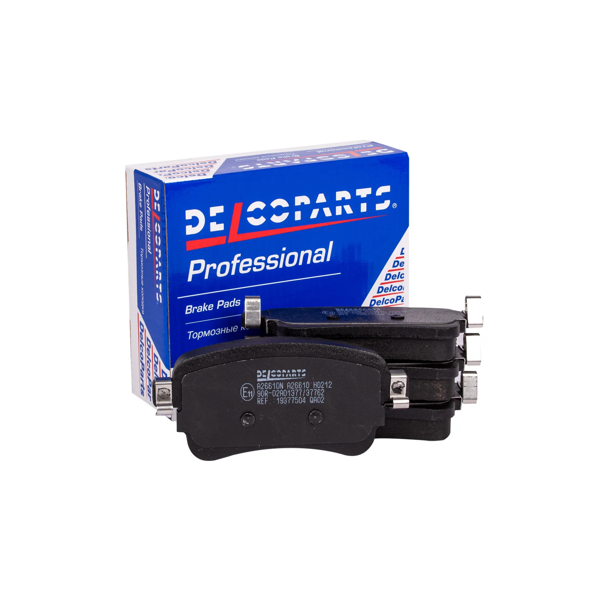 Колодки тормозные задние дисковые Peugeot TRAVELLER, Citroen JUMPER DelcoParts 19377504