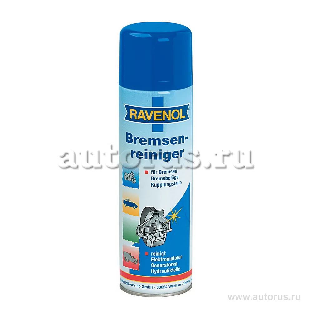 Очиститель торм. системы RAVENOL Bremsenreiniger (0,5л) 1360030-500 (4014835300576)