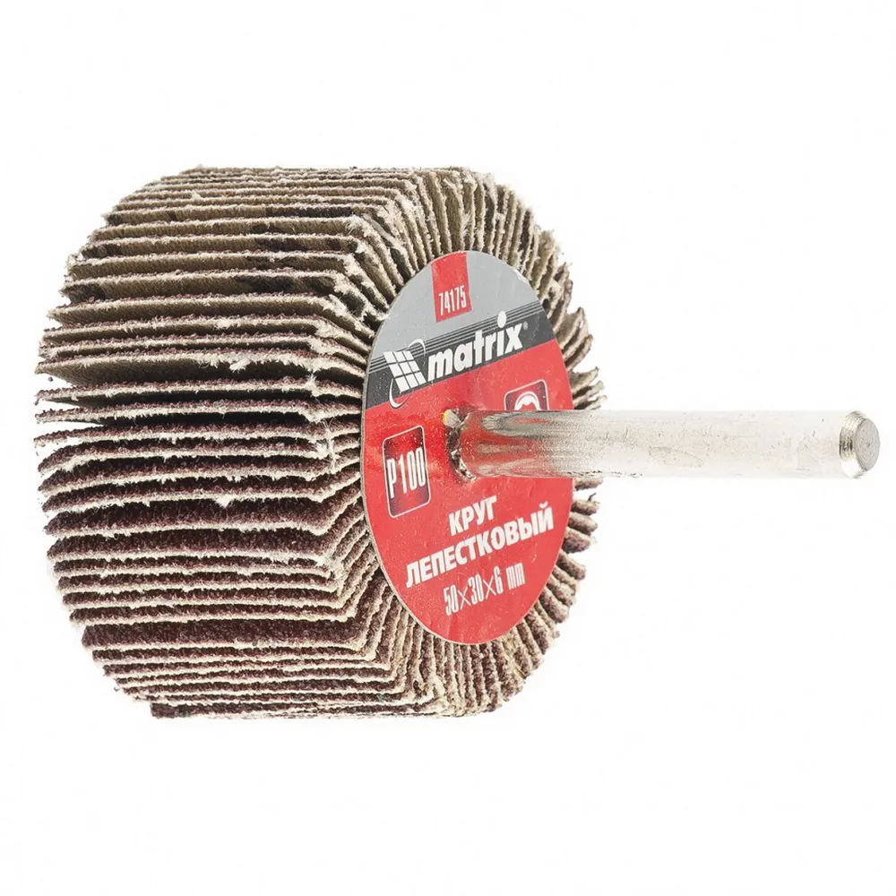 Круг лепестковый для дрели, 50x30x6 мм, P 60 MATRIX 74173 MATRIX 74173