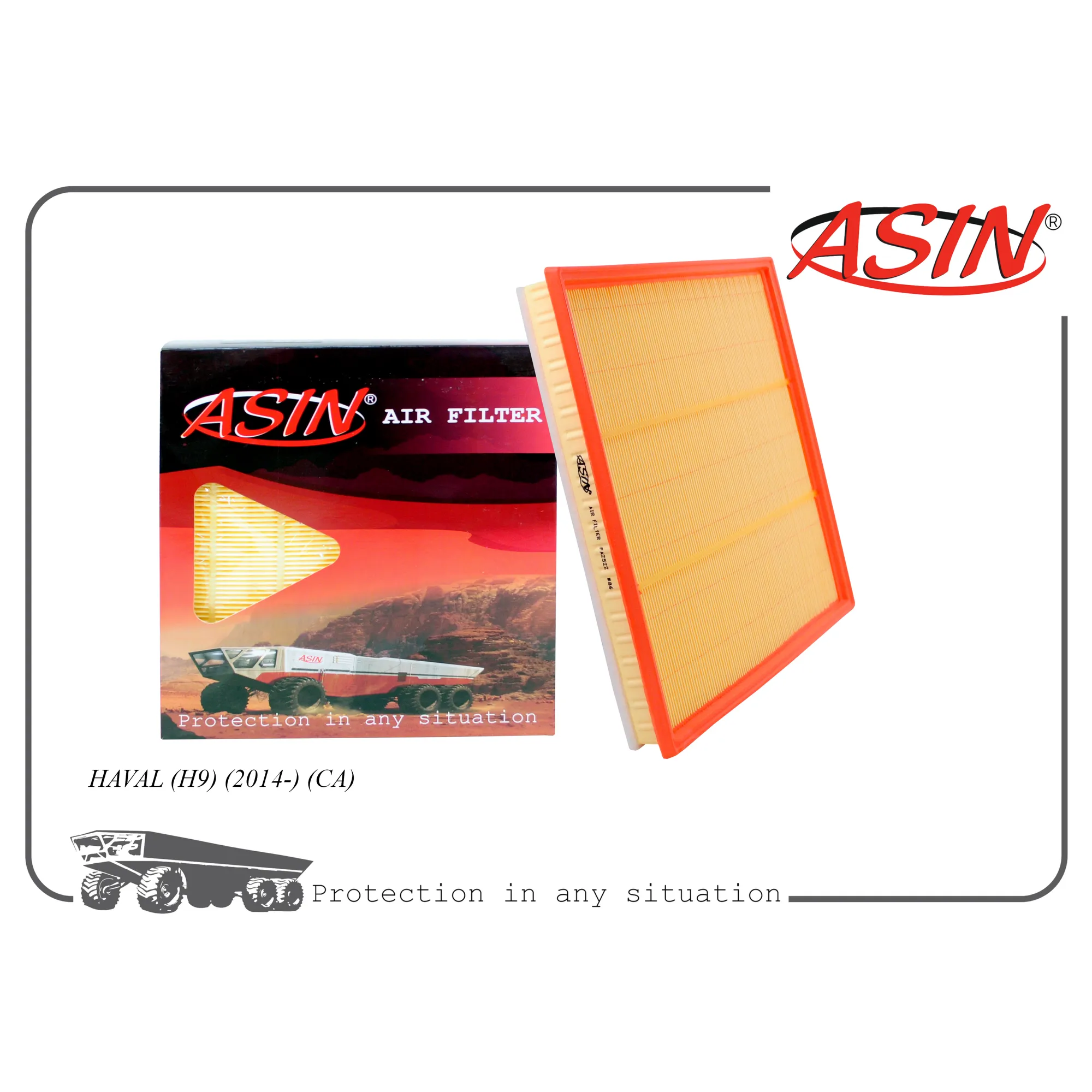 Фильтр воздушный 1109110XKV08A/ASIN.FA2522 ASIN ASINFA2522