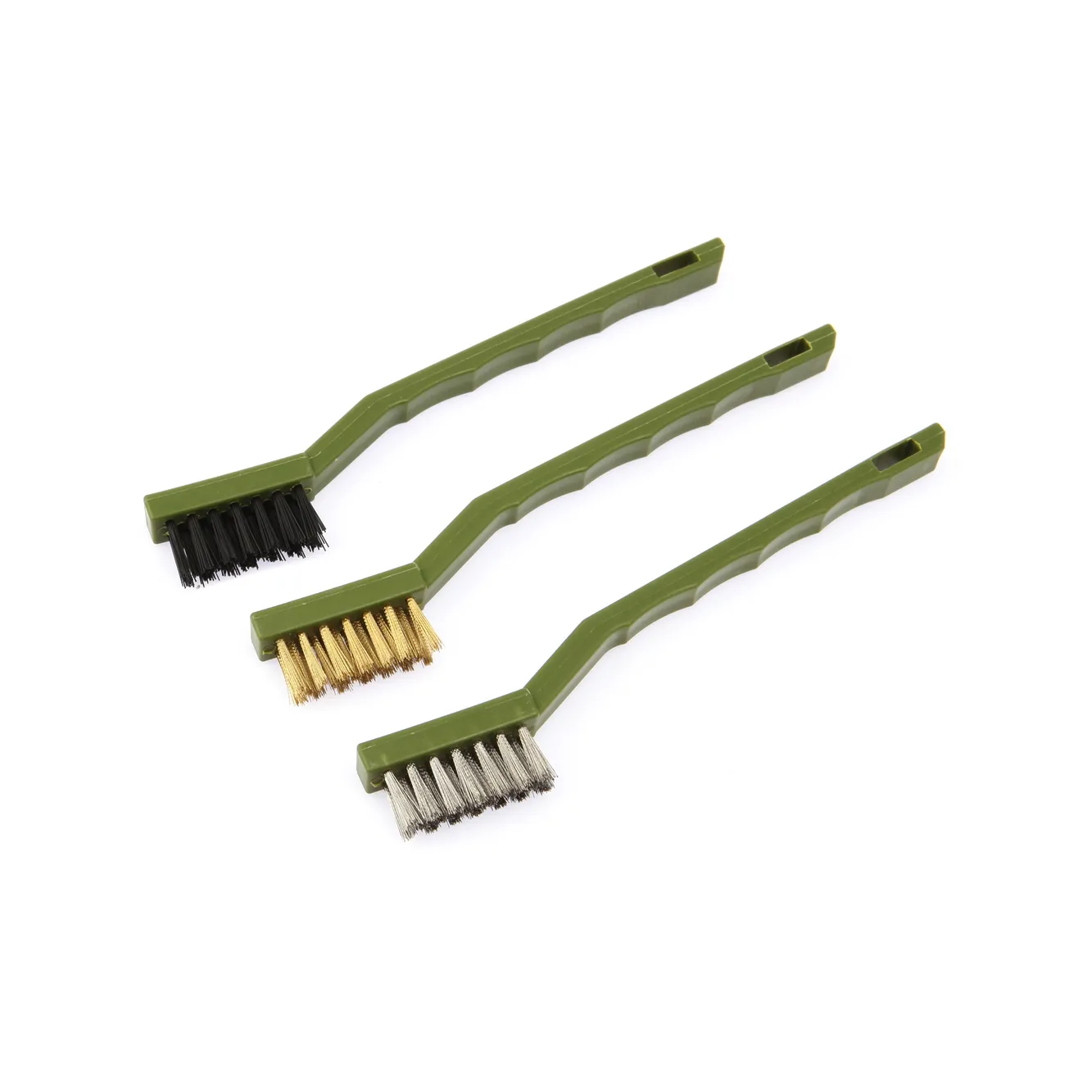 Набор щёток-мини, (латунная, нержавеющая сталь, нейлоновая), 3 шт. Дело Техники 270039