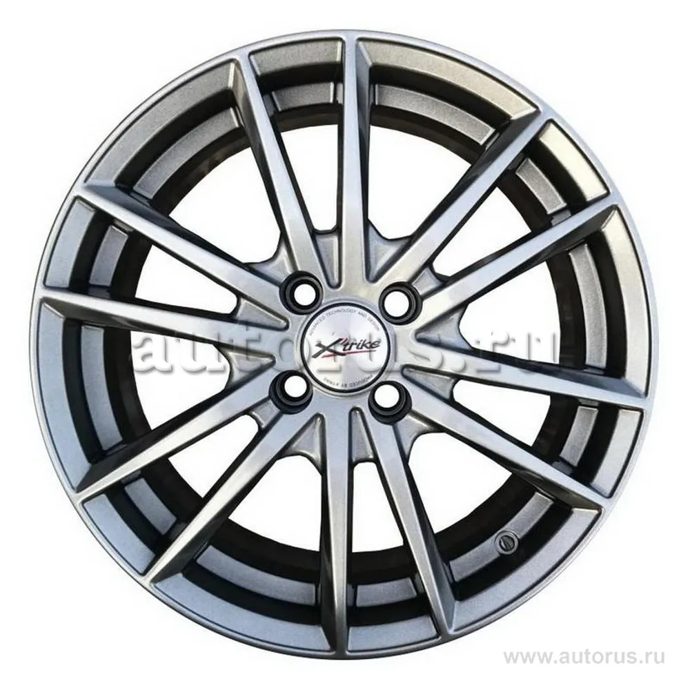 Диск литой R16 6.5J 4x100/67.1 ET36 X-trike X-129 HSB/FP 74289