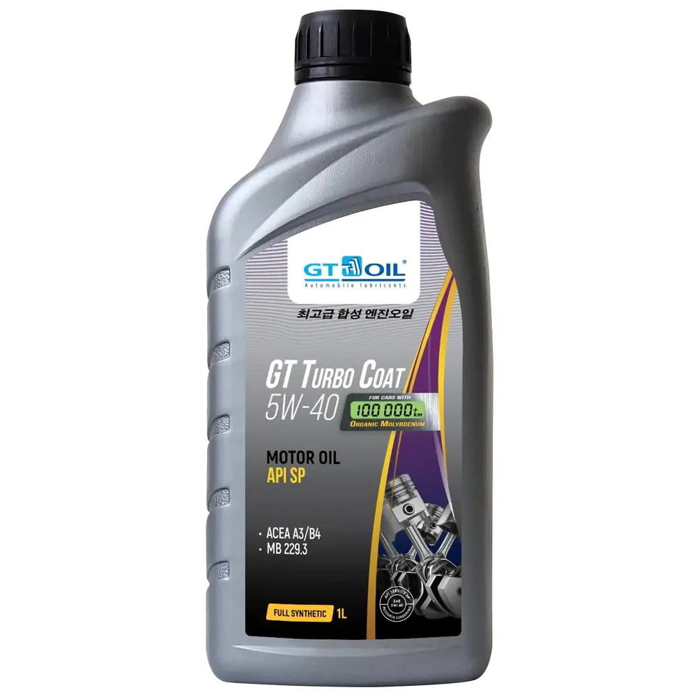 Масло моторное GT OIL GT Turbo Coat 5W-40 синтетическое 1 л 8809059409190