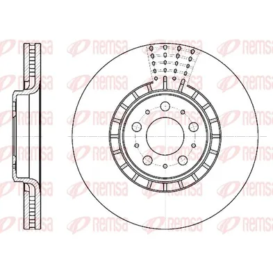 Диск тормозной REMSA 676810