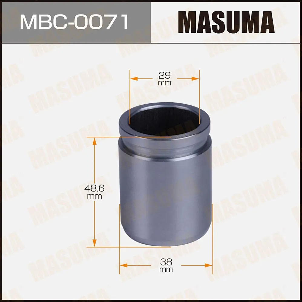 Поршень тормозного суппорта d-38, P384802 rear MASUMA MBC0071