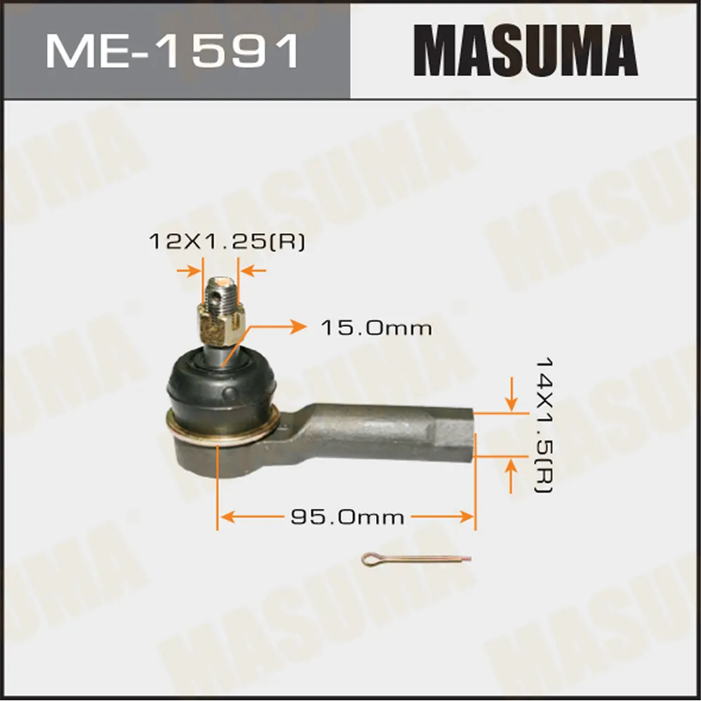 Наконечник рулевой MAZDA 626, MPV II MASUMA ME-1591