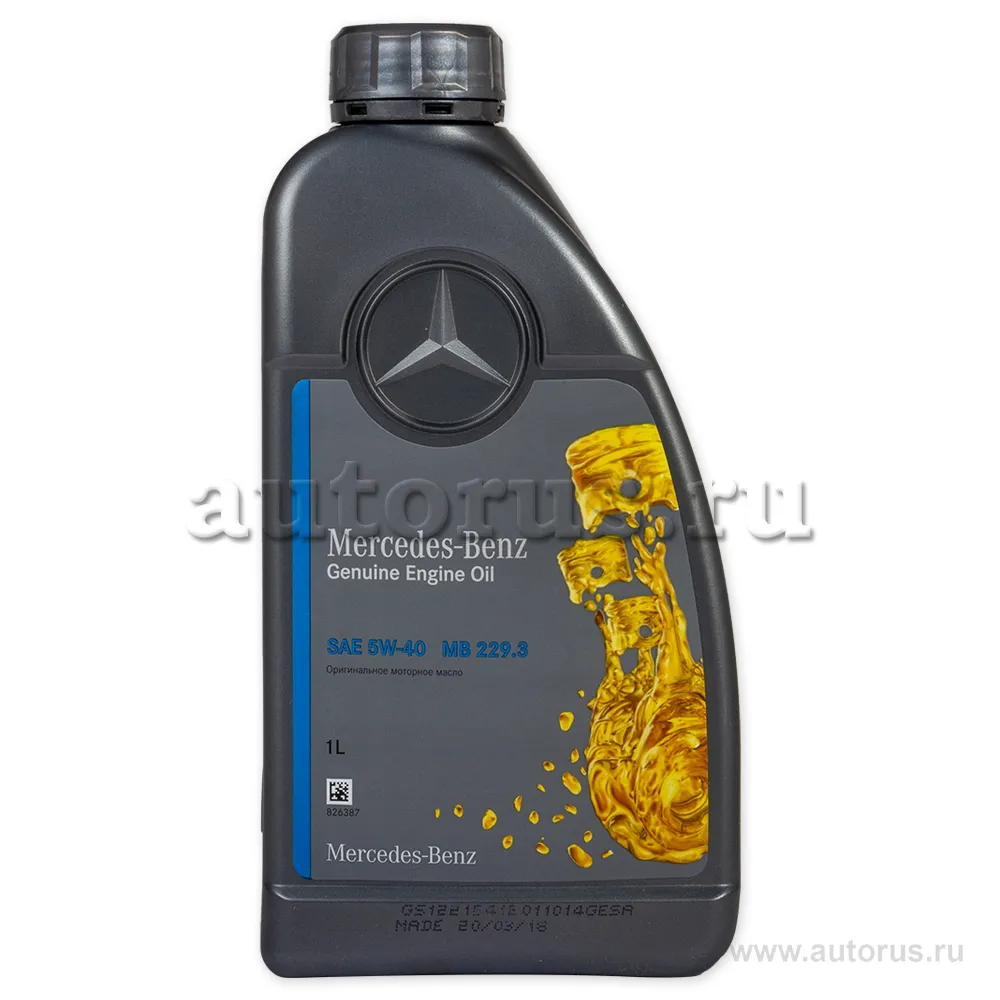 Масло моторное MERCEDES-BENZ МB 229.3 5W-40 1 л A000 989 77 02 11 BHFR
