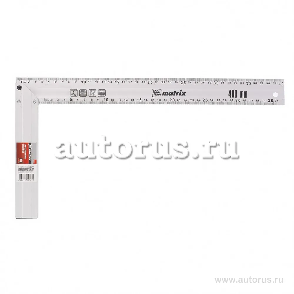 Угольник, 400 мм, алюминиевый, литой MATRIX 32474
