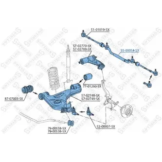 Тяга рул.MB SLK R170 00-04 STELLOX 5500054_SX