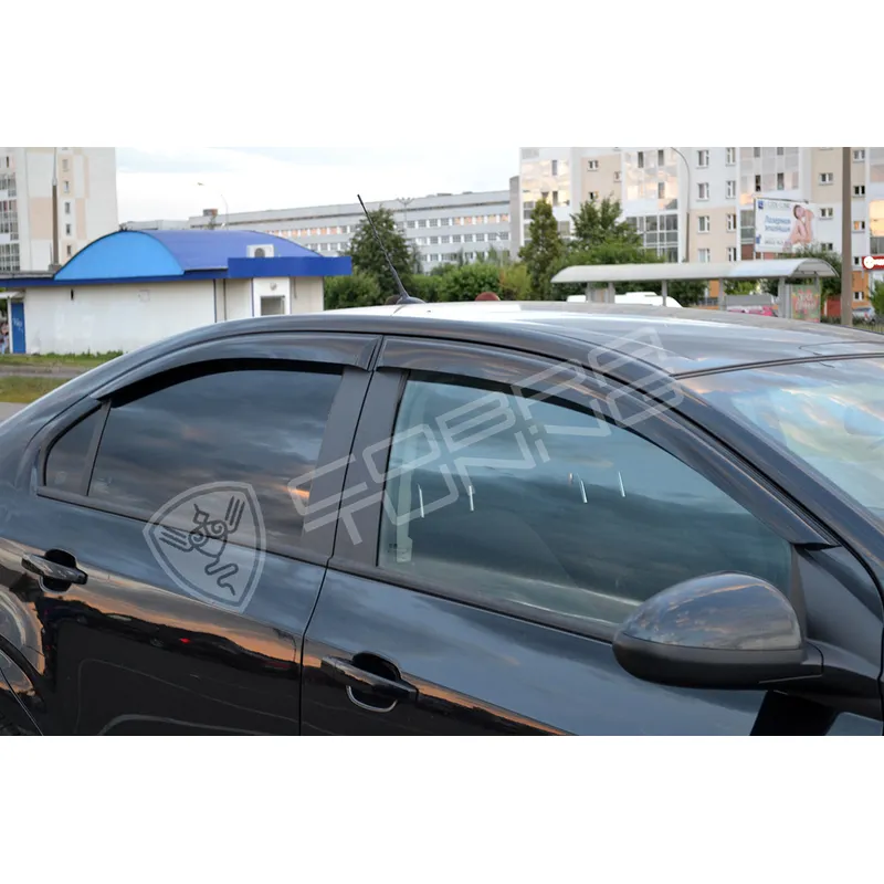 Дефлектора на окна Chevrolet Aveo II Sd 2011 деф.окон Cobra Tuning C31711