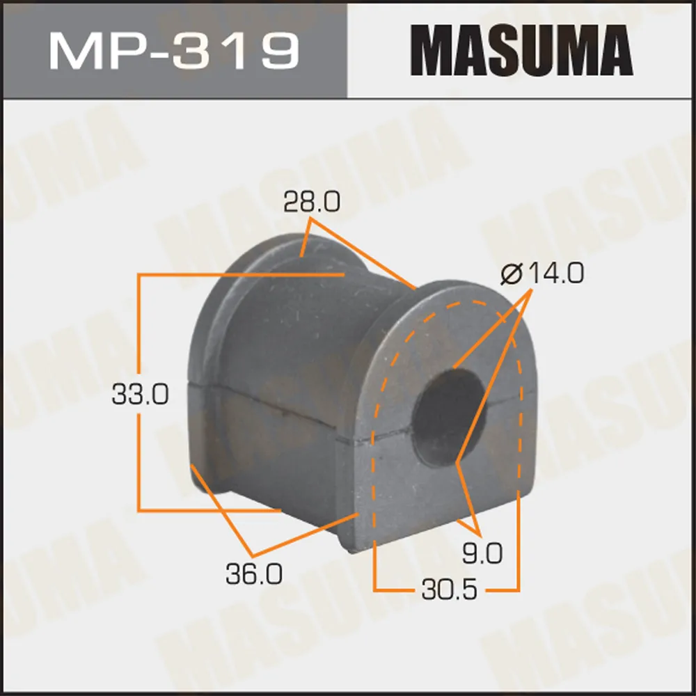 Втулка стабилизатора TOYOTA CARINA MASUMA MP-319