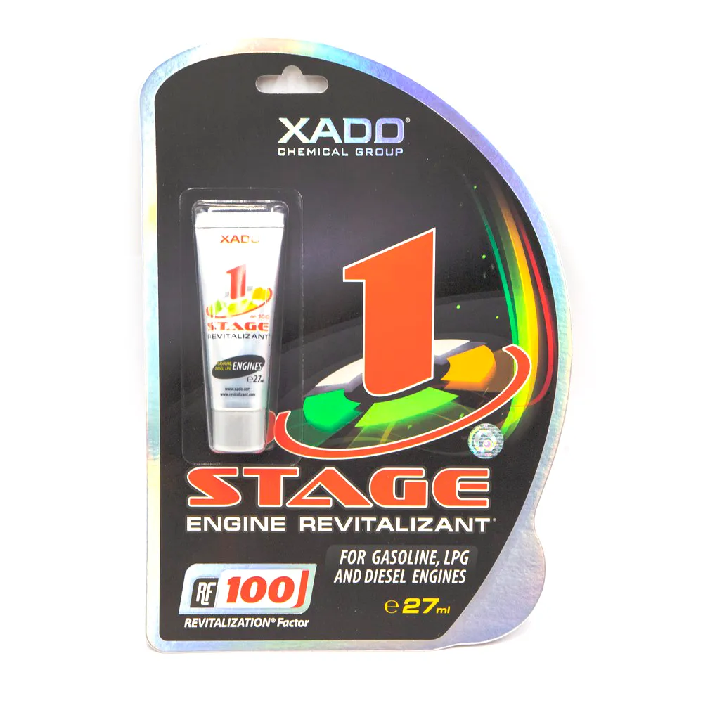 Присадка для бенз и дизельного двигателя 1STAGE, 27 мл XADO XA 10024