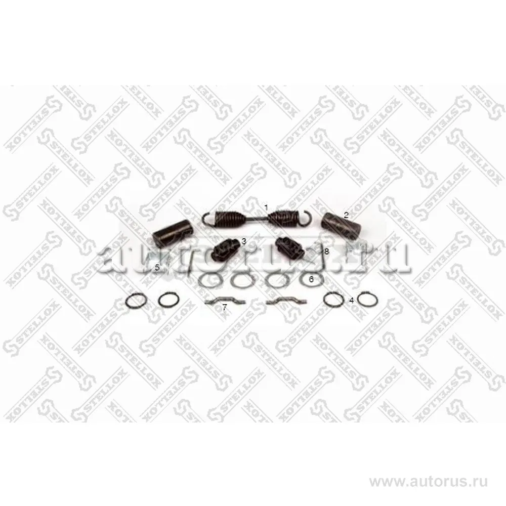 Р/к торм. колодки (к-т на сторону] (ролики+пружина) SMB C1 и С2/Fr STELLOX 8510803_SX