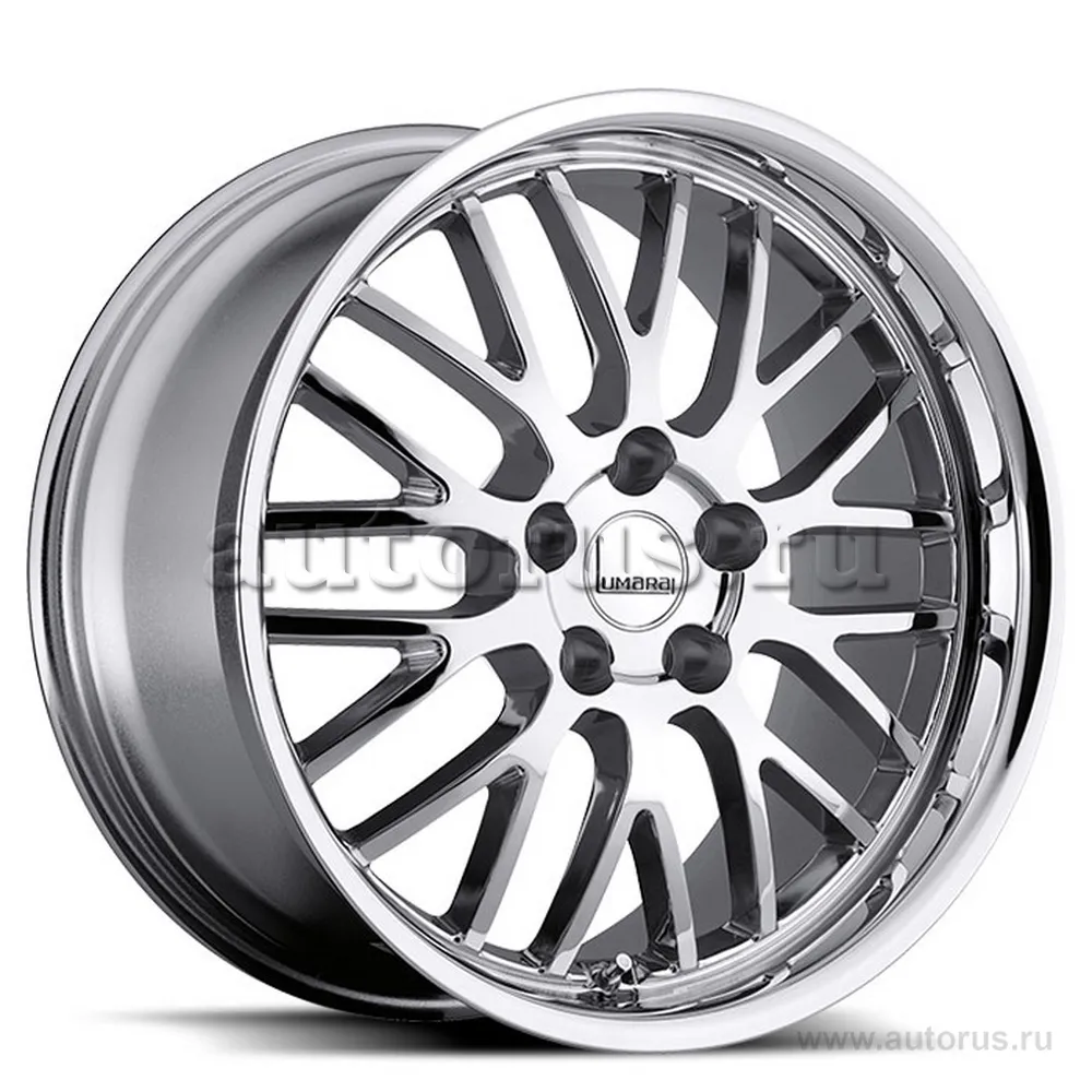 Диск литой R18 9.5J 5x114.3/60.1 ET44 LUMARAI Kya Chrome 1895LUK445114C60