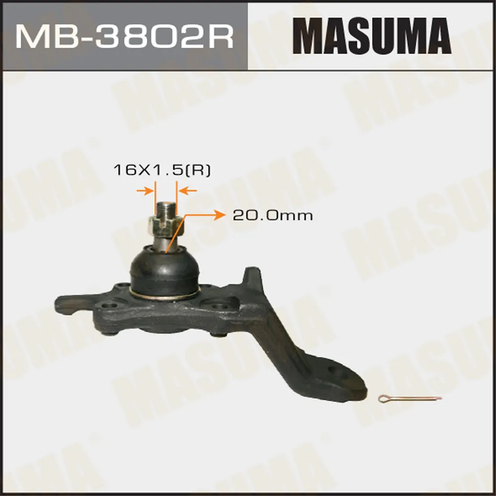 Опора шаровая MASUMA MB3802R