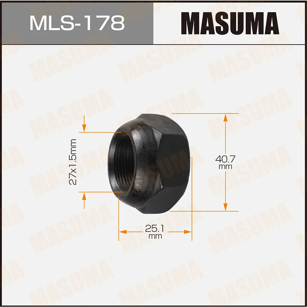 ГАЙКИ MASUMA OEM_8-94365-146-0 ISUZU LH MASUMA MLS178