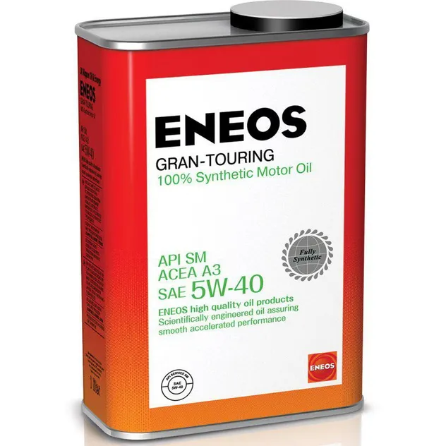 Масло моторное ENEOS Grand Touring SM 5W-40 синтетическое 0,94 л OIL4069