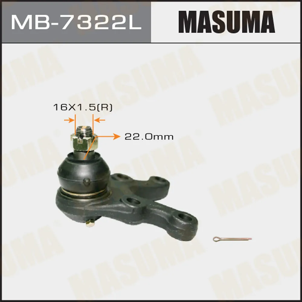 Опора шаровая MASUMA MB-7322L