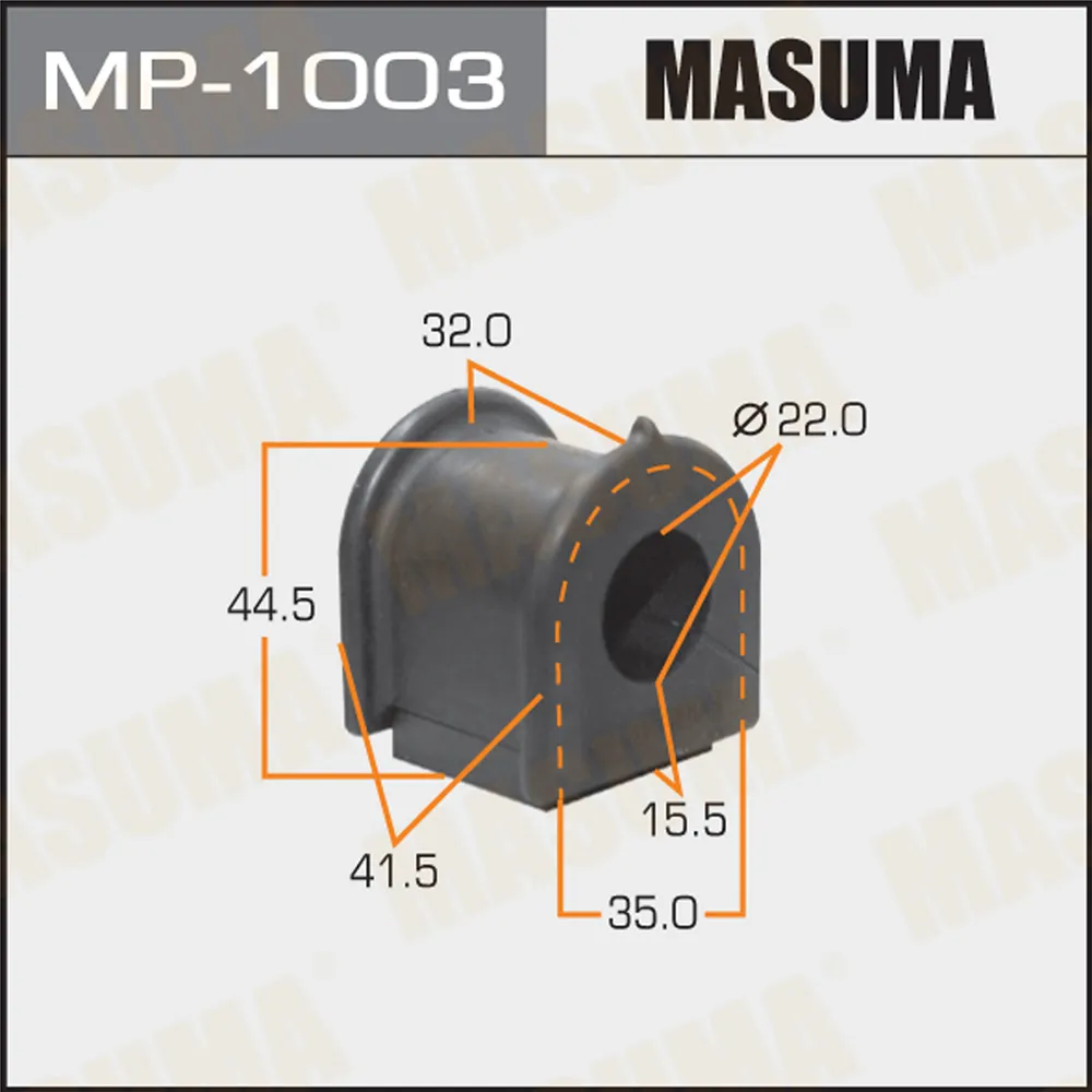 Втулка стабилизатора TOYOTA AVENSIS MASUMA MP-1003