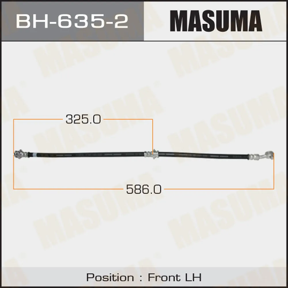 Шланг тормозной передний L NISSAN MURANO MASUMA BH-635-2