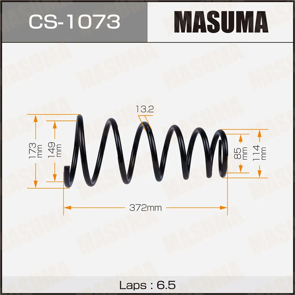 Пружина задняя TOYOTA CAMRY MASUMA CS-1073