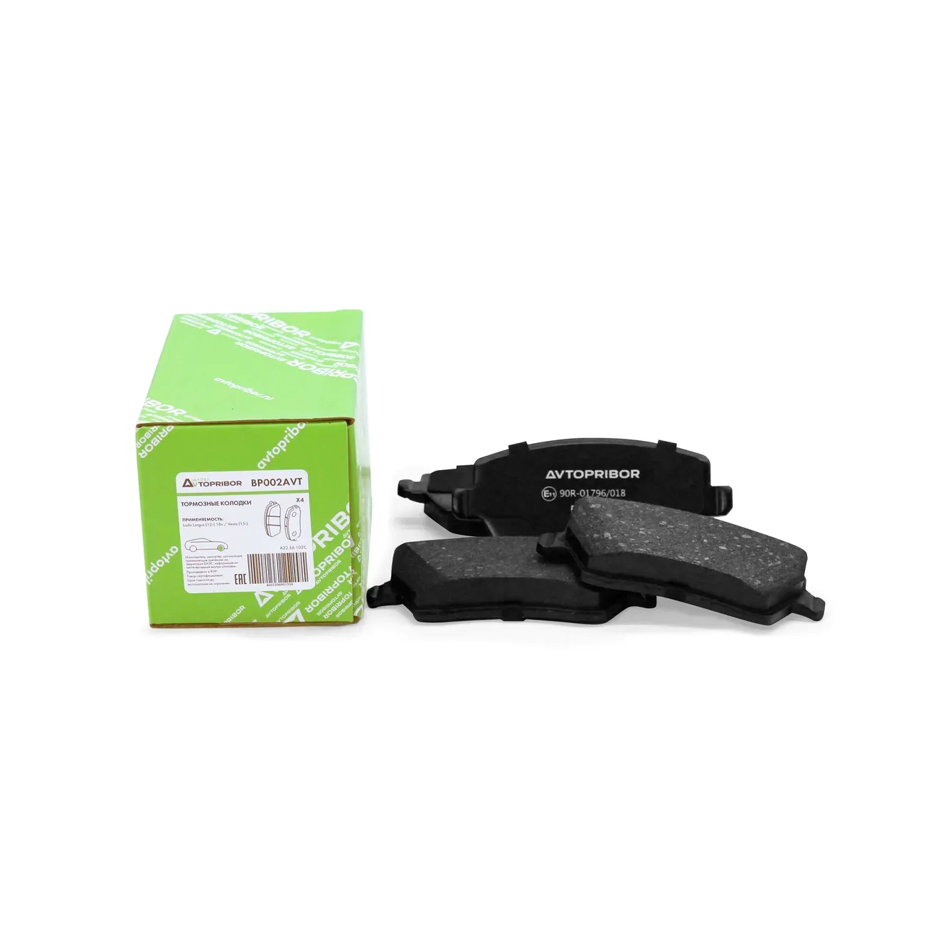 Колодки тормозные передние без датчика Lada Largus (12-) 16V / Vesta (15-) AVTOPRIBOR BP002AVT