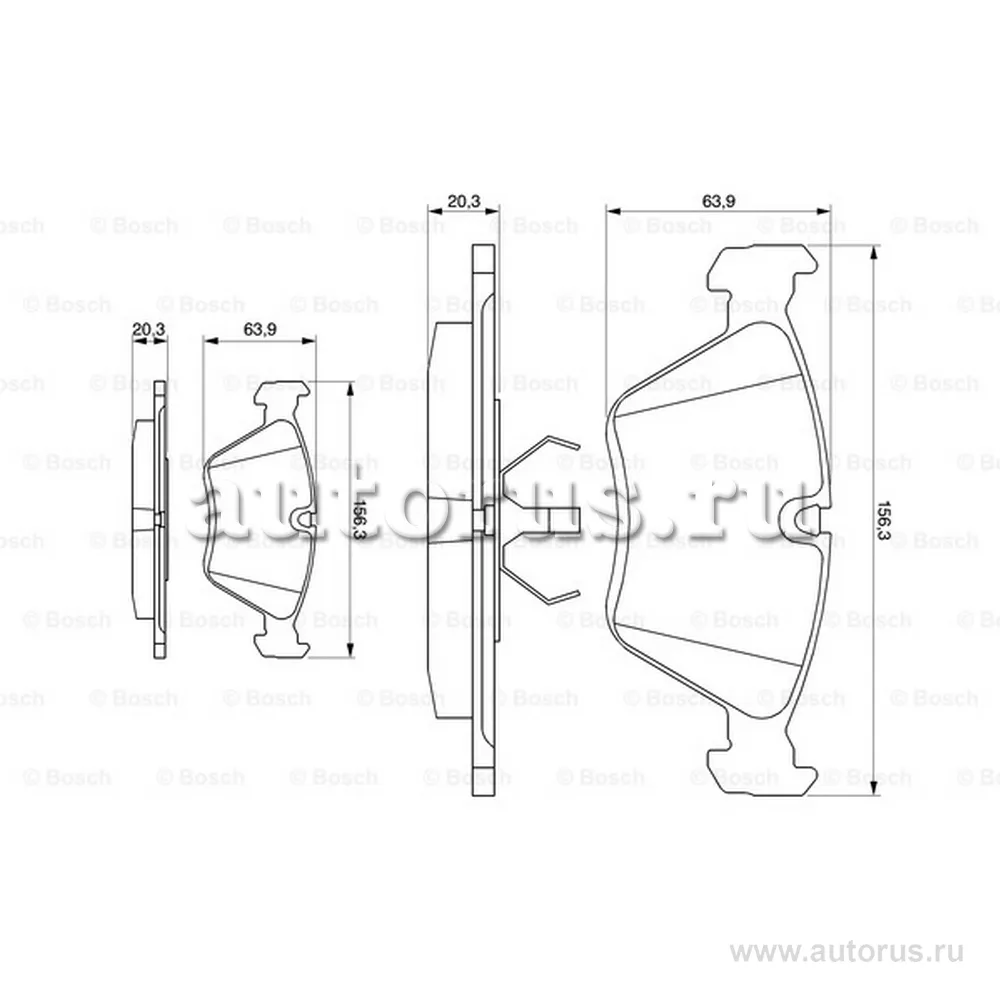Колодки тормозные BMW E36 M3/E34/E32/Z3 E36 передние