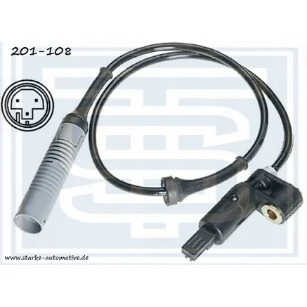 Датчик ABS BMW E36 --02.98 передний STARKE 201-108