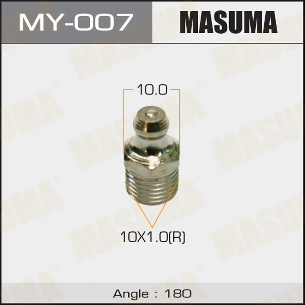 Тавотница M10x1 -180` M10x1 -180` MASUMA MY-007